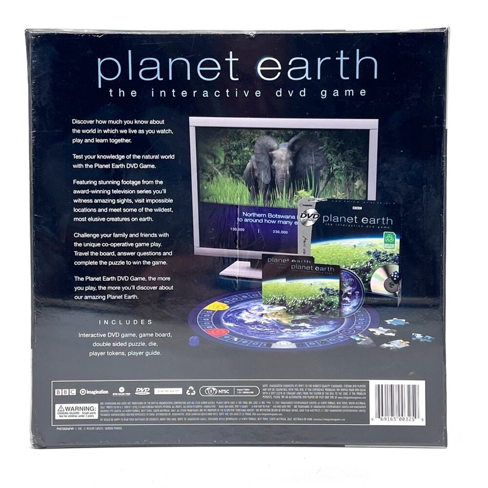 BBC Planet Earth Interactive DVD Game Family Age 6+ Wildlife Creatures Landscape - Picture 2 of 12